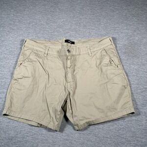 Mavi Nate Shorts Mens 42‎ Khaki Chino Cotton Stretch Casual Flat Front M0410096